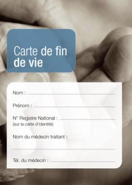 L'IEB vous propose la Carte de fin de vie
