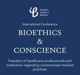 Participez au colloque "Bioethics & Conscience" le 4 octobre à Bruxelles !